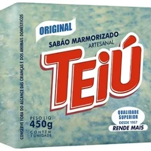 SABAO EM BARRA MARMORIZADO TEIU 450G