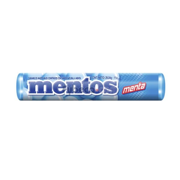 BALAS MASTIGAVEIS MENTOS DE MENTA 29,5G