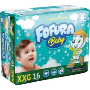FRALDA FOFURA BABY XXG 16 FRALDAS