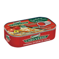 SARDINHA CABO VERDE AO MOLHO DE TOMATE 125G